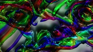 Abstract colorful animation. Multicolor liquid background. Beautiful gradient texture, Moving abstract geometric background video