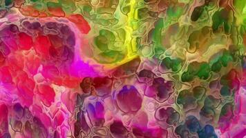 astratto colorato ondulato animazione. multicolore liquido sfondo. bellissimo pendenza struttura, in movimento astratto geometrico sfondo video