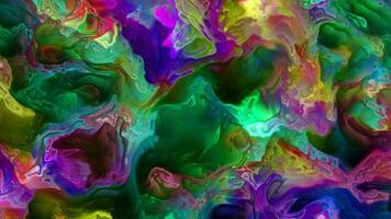 Abstract colorful wavy animation. Multicolor liquid background. Beautiful gradient texture, Moving abstract geometric background video