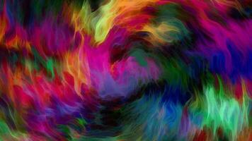 abstrait coloré ondulé animation. multicolore liquide Contexte. magnifique pente texture, en mouvement abstrait géométrique Contexte video