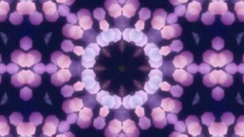 Multicolor kaleidoscope animation, Geometric background movie video