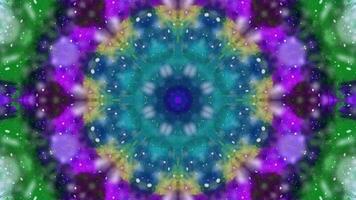 Multicolor kaleidoscope animation, Geometric background movie video