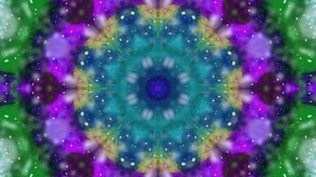 Multicolor kaleidoscope animation, Geometric background movie video