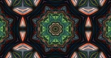 Abstract kaleidoscope animation, Abstract geometric background animation video