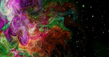 animazione colorata astratta. sfondo liquido multicolore. bella trama sfumata, sfondo multicolore astratto in movimento video