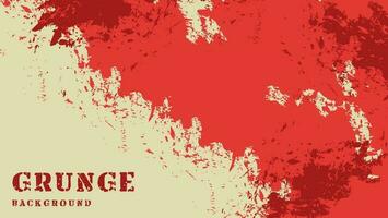 Abstract Red Grunge Texture Design Background vector