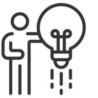 innovator icon Design Simple Set For Using In Website Graphics Report Logo Infographics, Best Quality Outline Symbol Collection Icon Vector Illustration