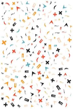 sin costura modelo con creativo resumen formas para tu ropa, vestido, y impresión medios de comunicación modelo diseño. vector