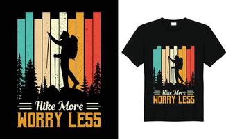 Vector Hiking T shirt Design