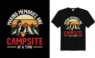 Camping,Travelling, Hiking t shirt and mug design vector illustration