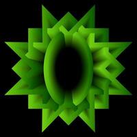 vector illustration of green abstract background