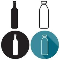 bottle icon vector