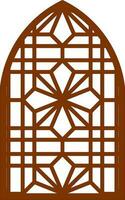 Simple Vector Pattern for Laser Cutting, Decoration, and Ornament. Metal design, wood carving, vector