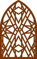 Simple Vector Pattern for Laser Cutting, Decoration, and Ornament. Metal design, wood carving, vector