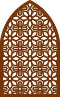 Simple Vector Pattern for Laser Cutting, Decoration, and Ornament. Metal design, wood carving, vector