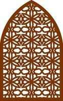 Simple Vector Pattern for Laser Cutting, Decoration, and Ornament. Metal design, wood carving, vector