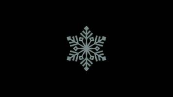 un animato toccare per il tuo Natale sfondo, incantevole i fiocchi di neve nel movimento video