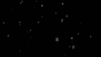 gnistrande snöflinga i jul bakgrund, en magisk Semester fly video