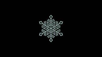 Magical Snowflake Loop Animation, Creating a Merry Christmas Vibe video