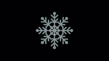copos de nieve para un maravilloso Navidad fondo, animado copo de nieve serenata, ajuste el estado animico para Navidad video