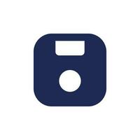Save black pixel perfect solid ui icon. Progress store. Keep work changes. Record information. Silhouette symbol on white space. Glyph pictogram for web, mobile. Isolated vector image