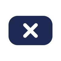 Remove background black pixel perfect solid ui icon. Unwanted subject in footage. Video editor online. Silhouette symbol on white space. Glyph pictogram for web, mobile. Isolated vector image