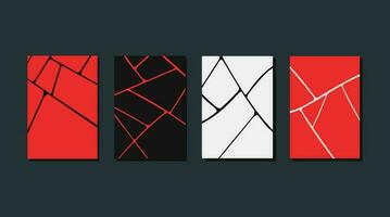 Vector abstract elegant wall art print canvas. Vector minimal vector cover design future poster template