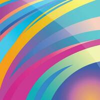 Vector 3d abstract background dynamic wavy with paper cut shapes