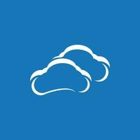 Cloud Techno Logo Vector Template