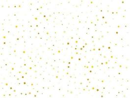 Gold Squares. Confetti celebration, Falling golden abstract decoration for party. vector