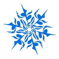 Blue color ethnic mandala patern design illustration. Perfect for logos, icons, stickers, tattoos, design elements for websites, advertisements and more. vector