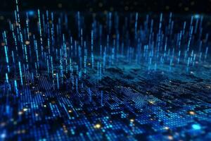 AI power data exploration online communication abstract background photo