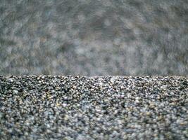 Choose to focus on just one step, the rough, anti-slip surface of the exposed aggregate finish photo
