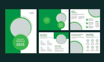 Business Profile Brochure Design vector