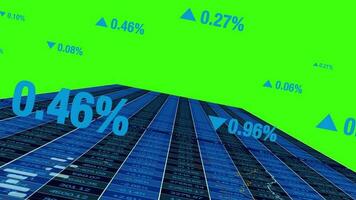 un' tavoletta computer con un' grafico su esso mostrando attività commerciale i saldi profitti grafici diagrammi video