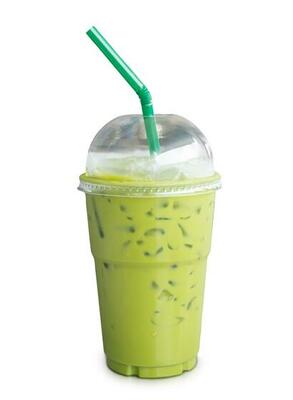 iced matcha latte, green tea with milk in a plastic glass with ice 23512785  Stock Photo at Vecteezy