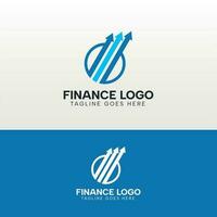 financiero logo diseño , contabilidad firma logo vector