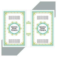 Vintage islamic Cover, brochure design. Vector decorative frame. Elegant element for design template, place for text. Floral border.