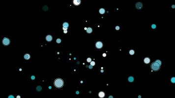 Virtual Particles Data Network Animation Background video