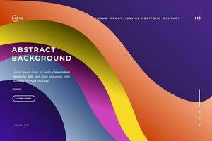 Abstract Background Dynamic Wave Colorful is used for UI UX design, particularly on websites, apps, and digital interfaces vector