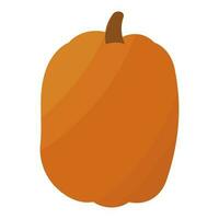 calabaza naranja otoño comida jardín elemento icono vector