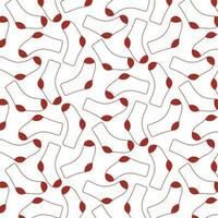 sock red clothing line background textile pattern vector