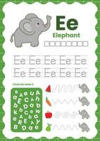 flat design vector cute colorful alphabet learn abc english flashcard printable for kids activity