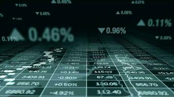 aziendale attività commerciale finanza dati grafici diagramma mostrando i saldi numeri profitti progresso video