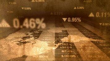 aziendale attività commerciale finanza dati grafici diagramma mostrando i saldi numeri profitti progresso video