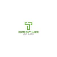 Green TS Logo Design Vector