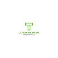 Green TS Logo Design Vector