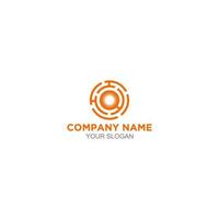 H Circle Horizon Logo Design Vector