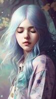 of beautiful cute character photo