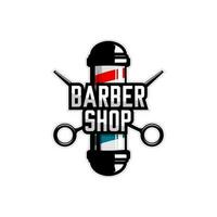 barbershop vector design on white background